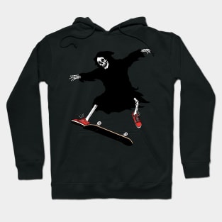 Grim reaper skateboard Hoodie